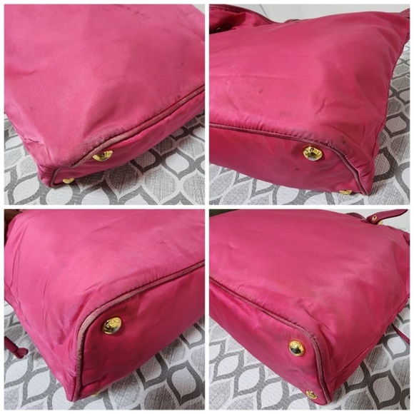 Authentic Prada Nylon Tessuto Tote Bag Pink - Picture 7 of 15